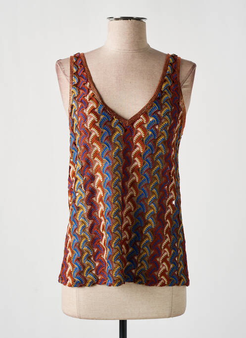 Top portocaliu VIE TA VIE femeie