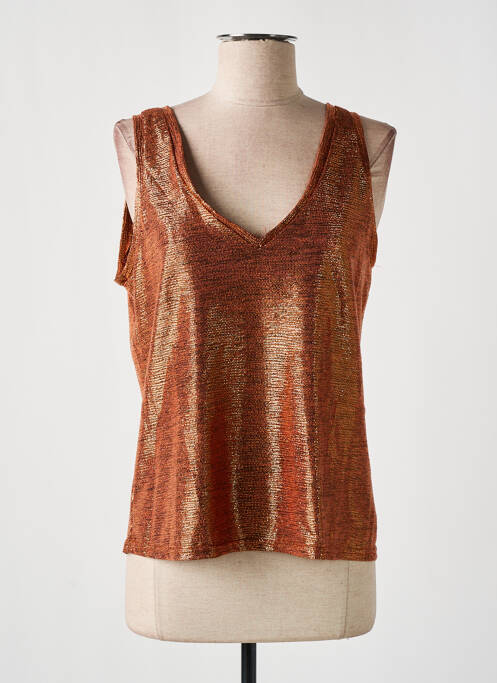 Top portocaliu VIE TA VIE femeie