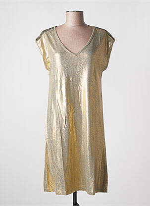 Rochie scurtă mâneci scurte mâneci scurte verde PIECES femeie