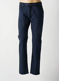 Pantalon slim închidere cu fermoar sub clapetă cu nasturi albastru ARMANI EXCHANGE homme