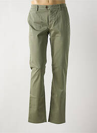 Pantalon chino elasticitate mărime normală verde TELERIA ZED bărbat