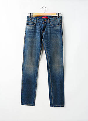 Blugi cu croială slim albastru HUGO BOSS bărbat