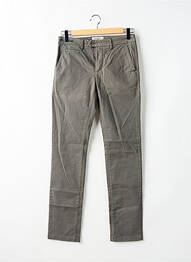 Pantalon chino elasticitate mărime normală gri TELERIA ZED bărbat