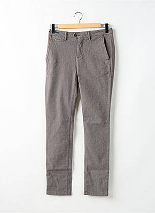 Pantalon chino maro TELERIA ZED bărbat