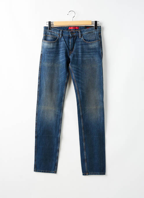 Blugi cu croială slim albastru HUGO BOSS bărbat