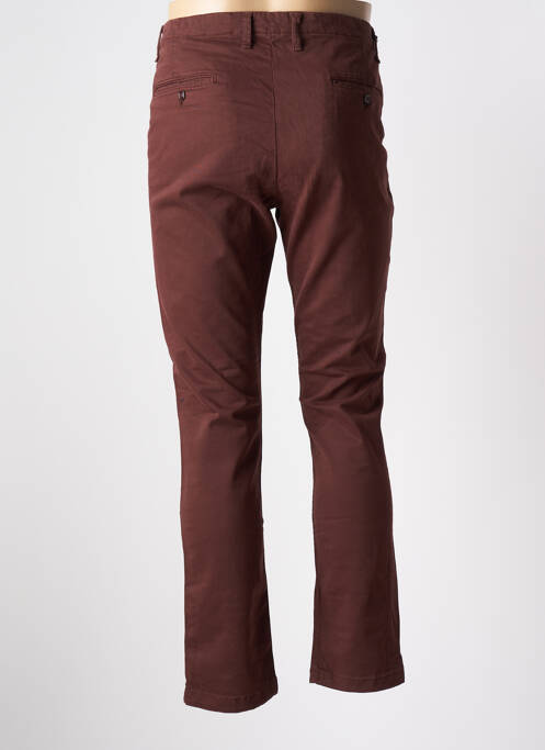 Pantalon chino maro INDIVIDUAL bărbat