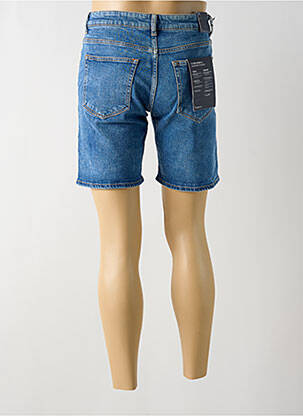Bermudă țesătură denim albastru KNOWLEDGE COTTON APPAREL bărbat