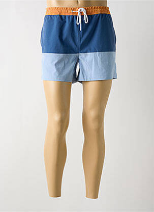 Șort de baie albastru KNOWLEDGE COTTON APPAREL bărbat