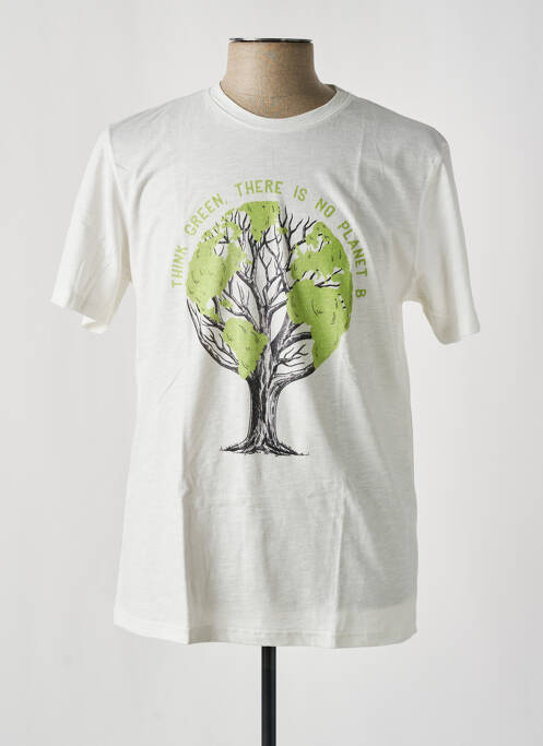 Tricou bej HIDEOUT bărbat