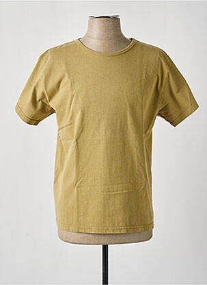 Tricou elasticitate mâneci scurte verde BY CHARLIE B bărbat
