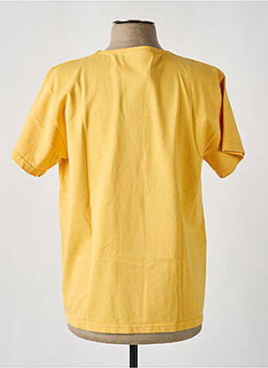 Tricou elasticitate mâneci scurte galben BY CHARLIE B bărbat