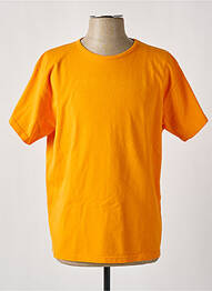 Tricou elasticitate mâneci scurte portocaliu BY CHARLIE B homme