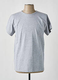 Tricou croială cambrată mâneci scurte gri BY CHARLIE B homme
