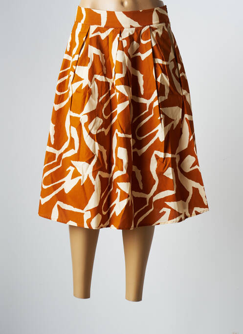 Fustă midi maro LA FEE MARABOUTEE femeie