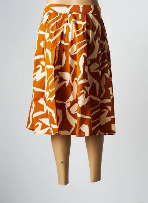 Fustă midi maro LA FEE MARABOUTEE femeie