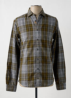 Cămașă cu mâneci lungi verde HUGO BOSS bărbat