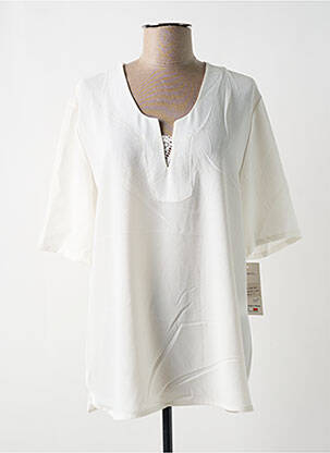 Tricou alb WEEK END A PARIS femeie