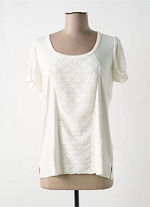 Top alb NOOS NOOS femeie