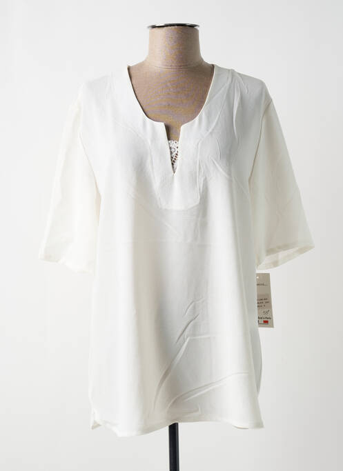 Tricou alb WEEK END A PARIS femeie