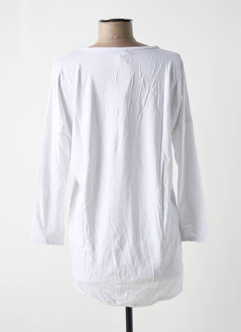 Top alb TAGANANA femeie