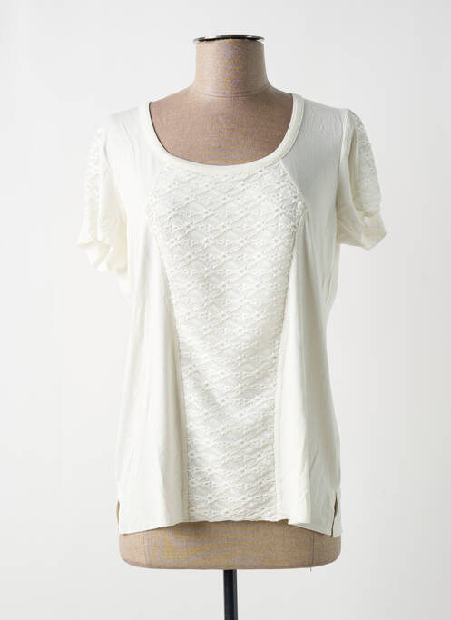 Top alb NOOS NOOS femeie