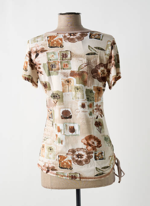 Top bej CARLA D ANGELI femeie