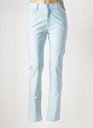 Pantalon slim albastru S.QUISE femeie