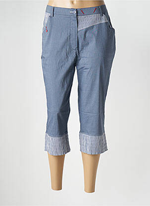 Pantalon trei sferturi albastru GRIFFON femeie