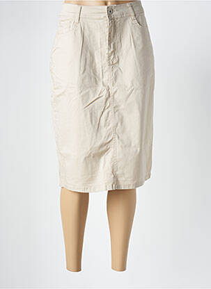 Fustă midi bej VIDY'L femeie