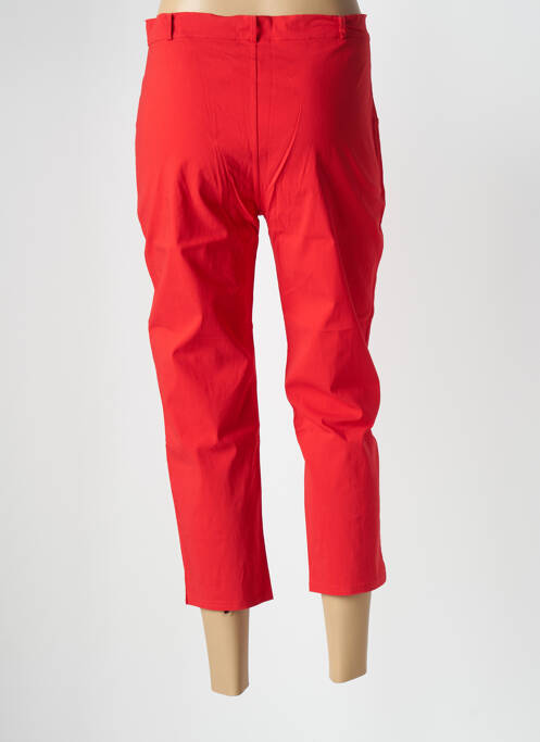 Pantalon trei sferturi roșu CARLA D ANGELI femeie