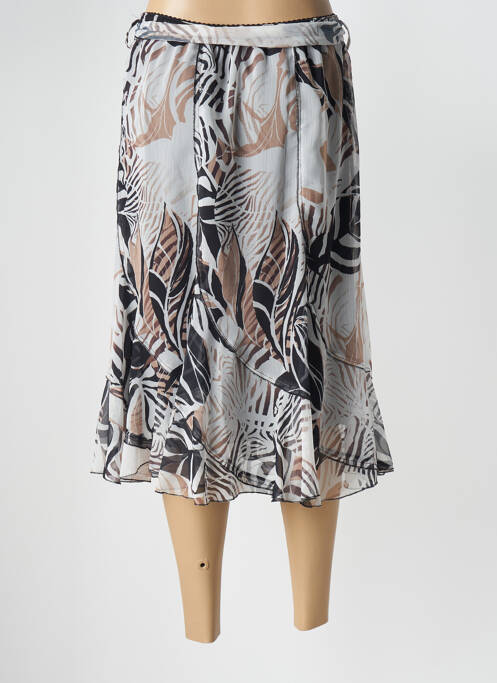 Fustă midi alb GRIFFON femeie