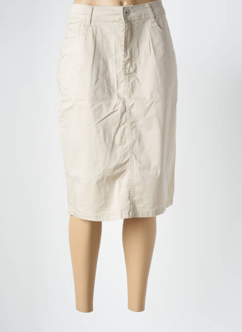 Fustă midi bej VIDY'L femeie