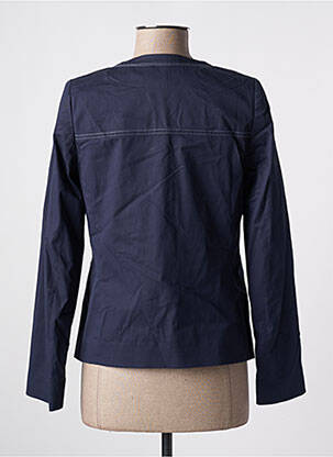Jachete elegante buzunare albastru BRUNO SAINT HILAIRE femeie