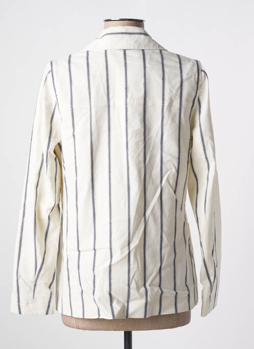 Jachete elegante alb BRUNO SAINT HILAIRE femeie