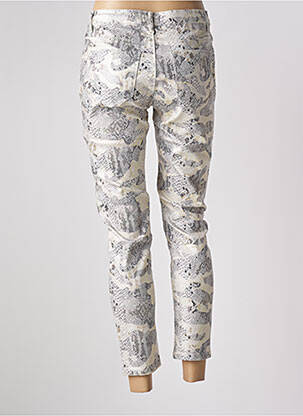 Pantalon 7/8 elasticitate mărime normală bej CONFIDENCE CACHEMIRE femeie