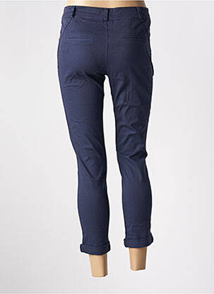 Pantalon 7/8 elasticitate mărime normală albastru CONFIDENCE CACHEMIRE femeie