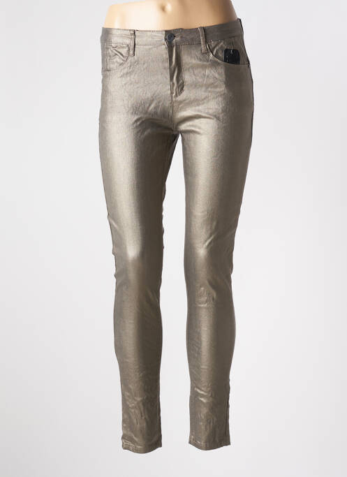 Pantalon slim gri CONFIDENCE CACHEMIRE femeie