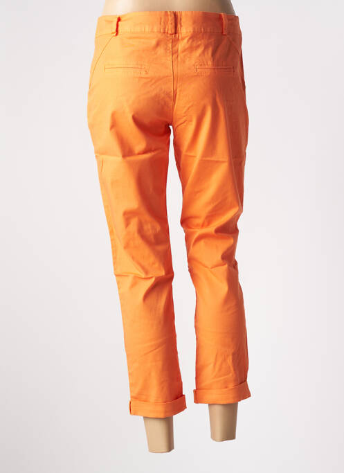 Pantalon 7/8 portocaliu CONFIDENCE CACHEMIRE femeie