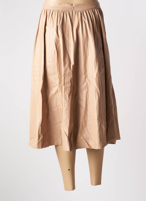 Fustă midi bej FROGBOX femeie