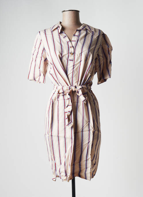 Rochie midi bej LA FEE MARABOUTEE femeie