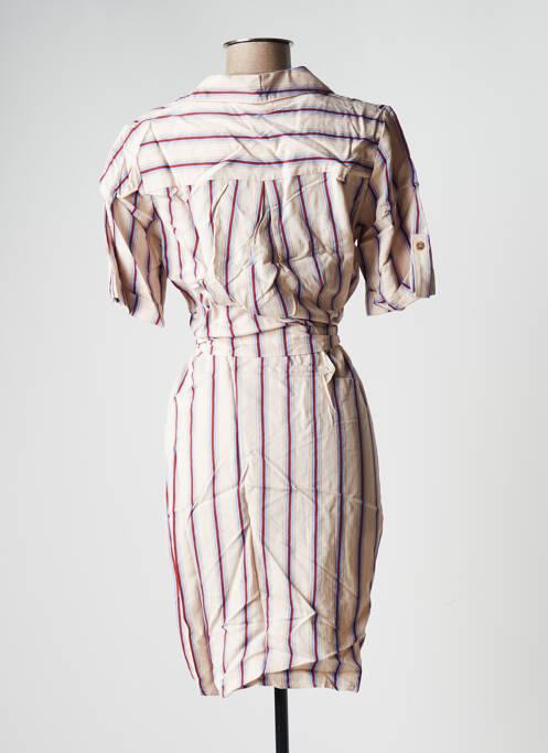 Rochie midi bej LA FEE MARABOUTEE femeie