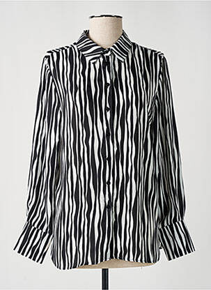 Cămașă țesătură crep mâneci lungi negru TIFFOSI femme