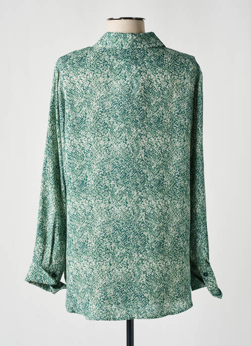 Cămașă croială fluidă mâneci lungi verde TIFFOSI femme