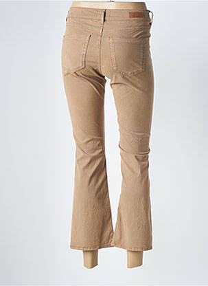 Pantalon 7/8 elasticitate mărime normală maro HAPPY femeie