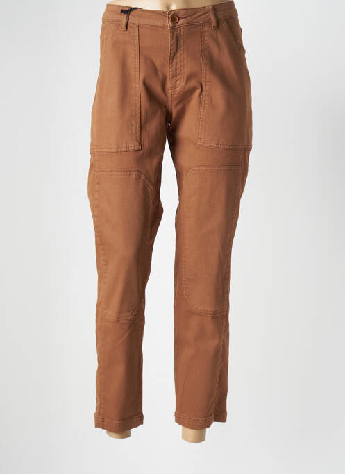 Blugi cu croială slim maro HAPPY femeie