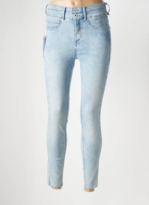 Blugi skinny albastru ONE SIZE FILTS ALL femeie