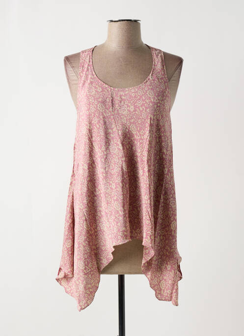 Tunică fără mâneci roz ALLER SIMPLEMENT femeie