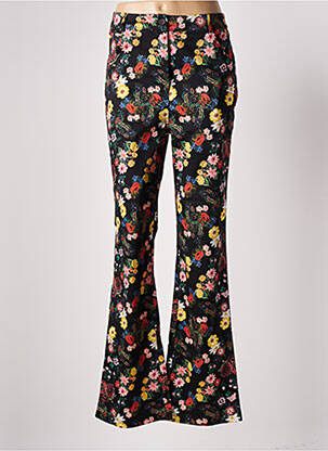Pantalon evazat elasticitate talie înaltă negru WHO'S THAT GIRL femeie