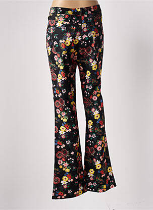 Pantalon evazat elasticitate talie înaltă negru WHO'S THAT GIRL femeie