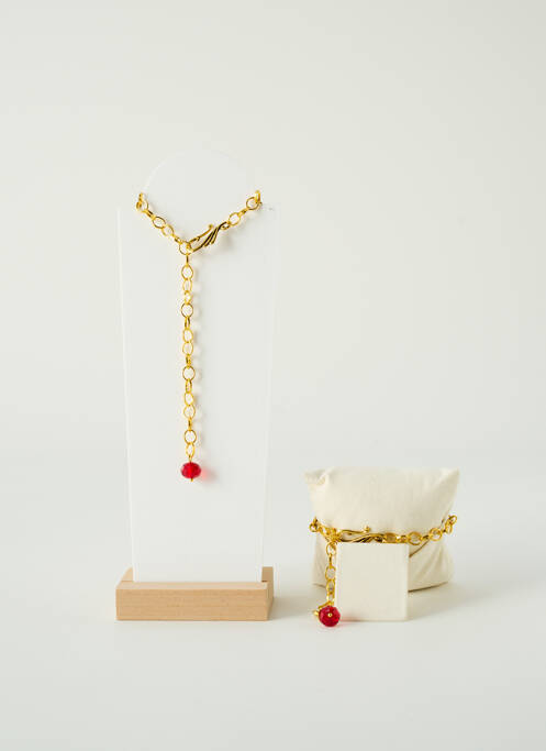 Set bijuterii roșu EMMA CRÉATION femeie